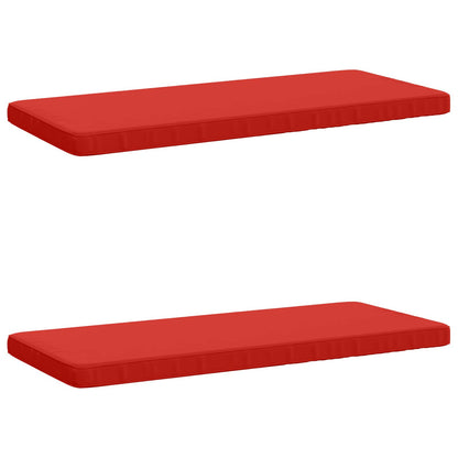 2-delige Bankkussens VUGHT 2 st 100% Polyester Rood