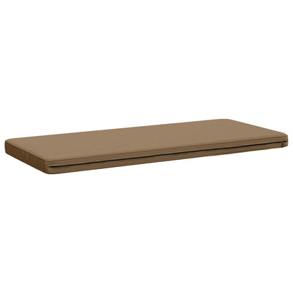 1-delig Bankkussen VUGHT 100% Polyester Taupe 110 x 50 x 5 cm