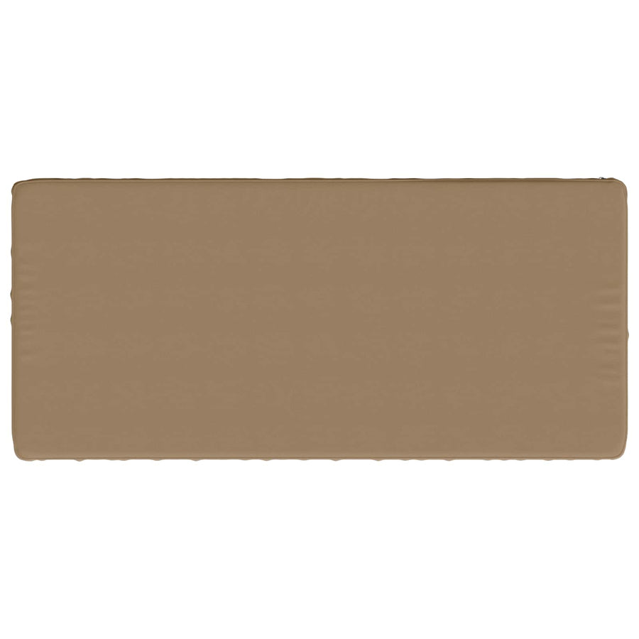 1-delig Bankkussen VUGHT 100% Polyester Taupe 110 x 50 x 5 cm