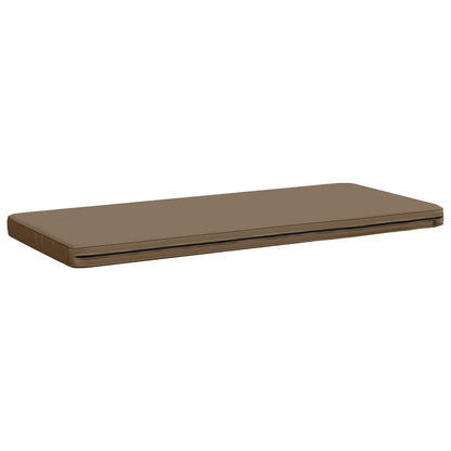 1-delig Bankkussen VUGHT 100% Polyester Taupe 120 x 50 x 5 cm