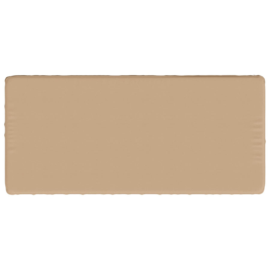 1-delig Bankkussen VUGHT 100% Polyester Zand 120 x 50 x 5 cm