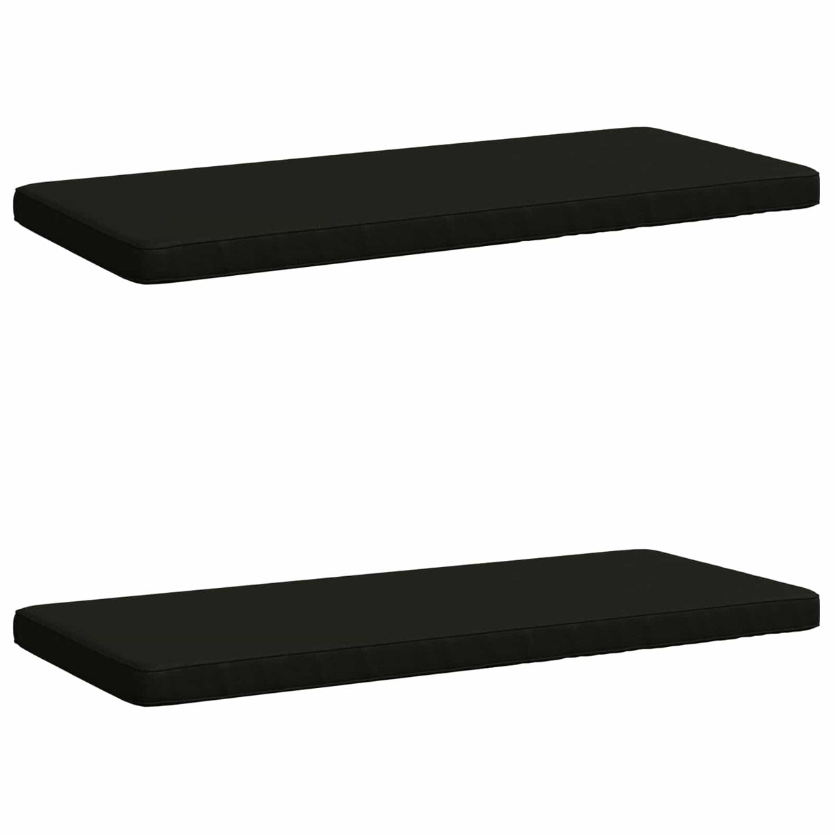 2-delige Bankkussens VUGHT 2 st 100% Polyester Zwart