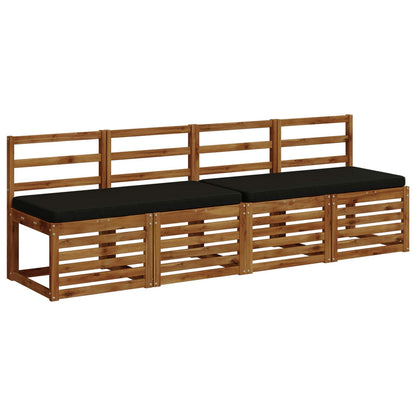 2-delige Bankkussens VUGHT 2 st 100% Polyester Zwart