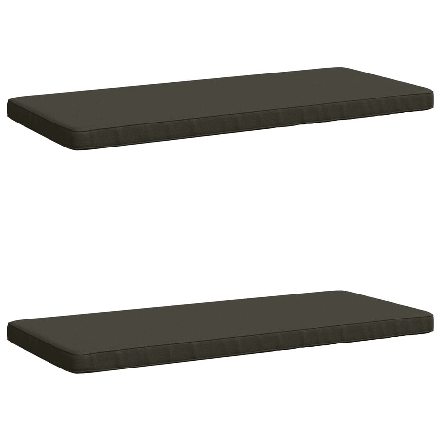 2-delige Bankkussens VUGHT 2 st 100% Polyester Antraciet