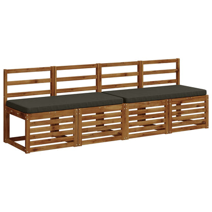 2-delige Bankkussens VUGHT 2 st 100% Polyester Antraciet