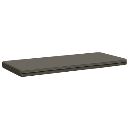 1-delig Bankkussen VUGHT 100% Polyester Grijs 120 x 50 x 5 cm
