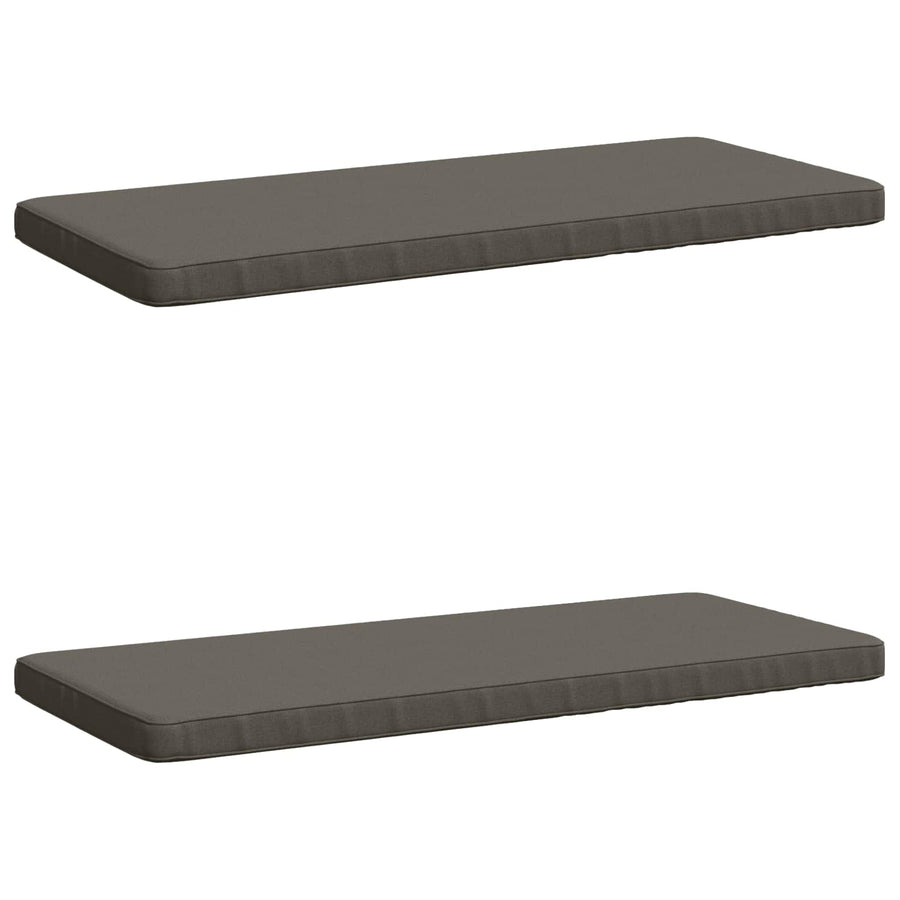2-delige Bankkussens VUGHT 2 st 100% Polyester Grijs