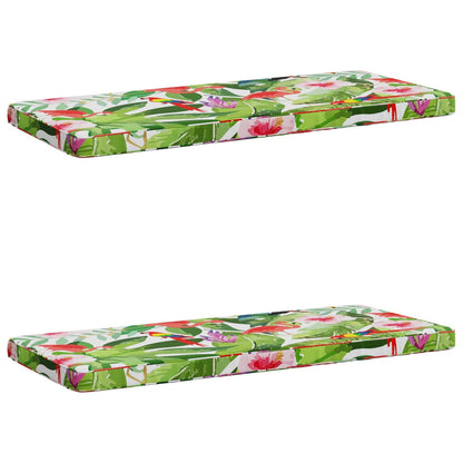 2-delige Bankkussens VUGHT 2 st 100% Polyester Meerkleurig
