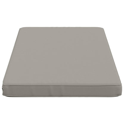 1-delig Bankkussen VUGHT 100% Polyester Grijs 120 x 50 x 5 cm