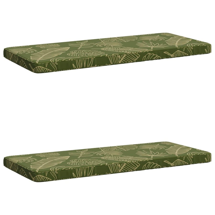 2-delige Bankkussens VUGHT 2 st 100% Polyester Bladontwerp