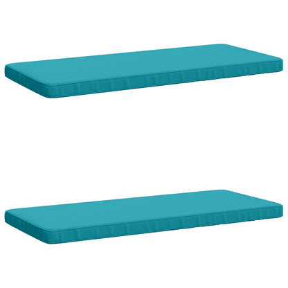 2-delige Bankkussens VUGHT 2 st 100% Polyester Turquoise