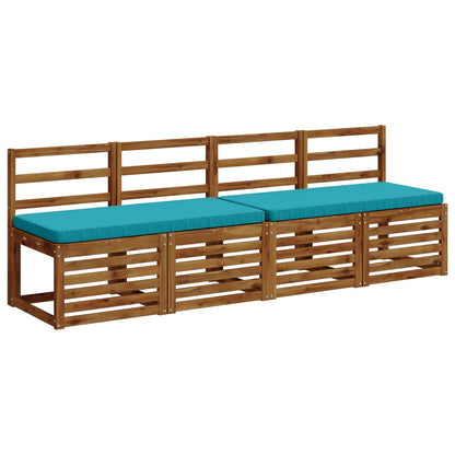 2-delige Bankkussens VUGHT 2 st 100% Polyester Turquoise