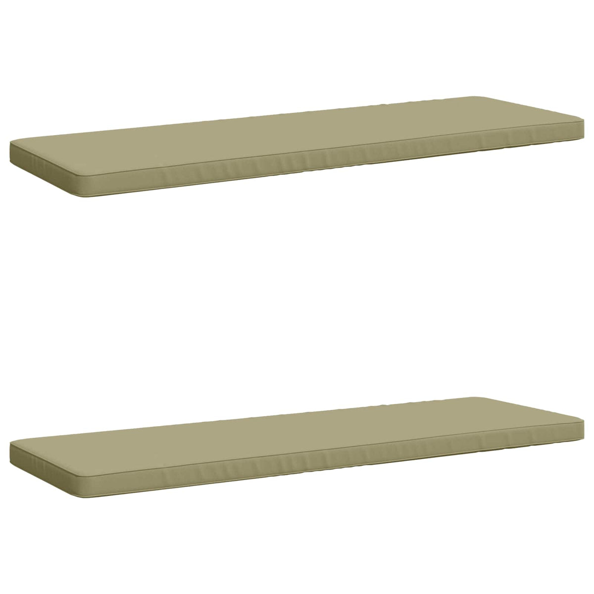 2-delige Bankkussens VUGHT 2 st 100% Polyester Lichtgroen
