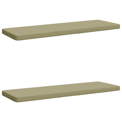 2-delige Bankkussens VUGHT 2 st 100% Polyester Lichtgroen