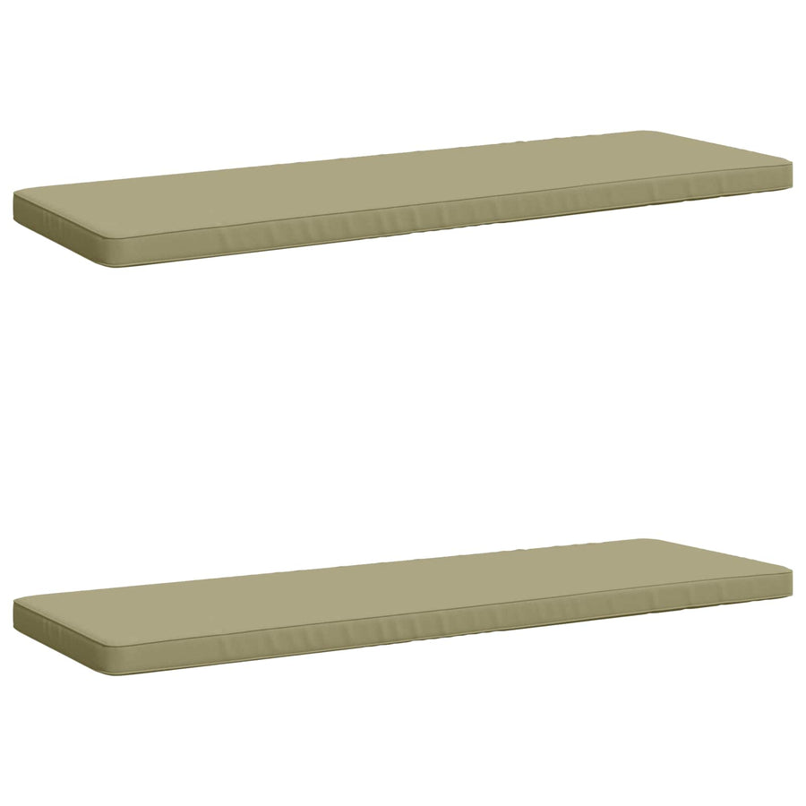 2-delige Bankkussens VUGHT 2 st 100% Polyester Lichtgroen
