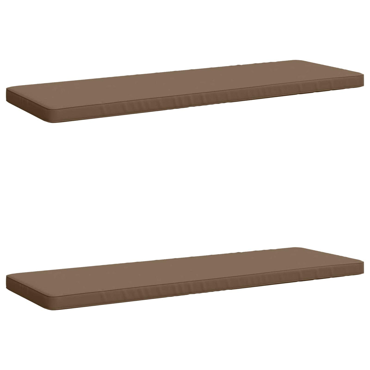 2-delige Bankkussens VUGHT 2 st 100% Polyester Taupe