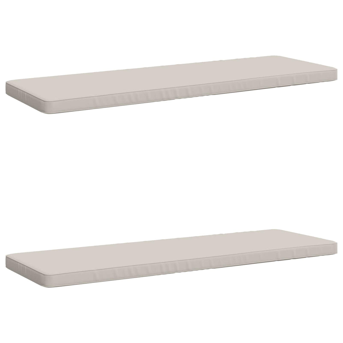 2-delige Bankkussens VUGHT 2 st 100% Polyester Wit