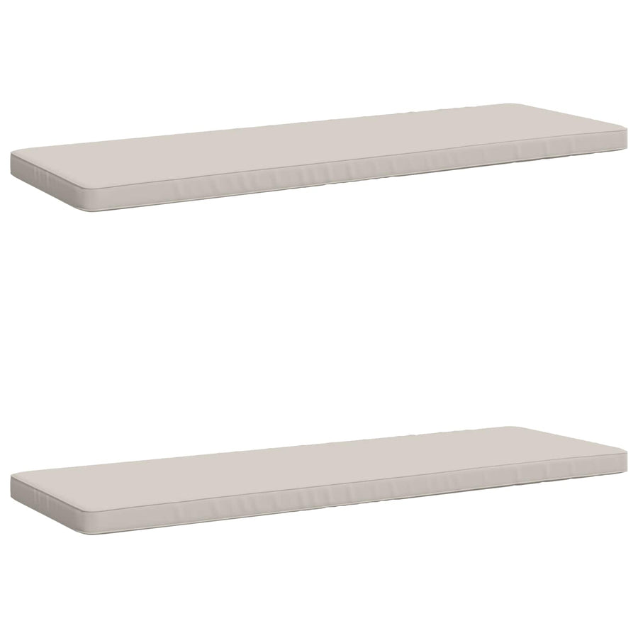 2-delige Bankkussens VUGHT 2 st 100% Polyester Wit