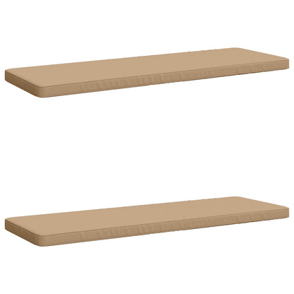 2-delige Bankkussens VUGHT 2 st 100% Polyester Zand