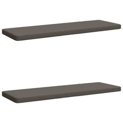 2-delige Bankkussens VUGHT 2 st 100% Polyester Grijs