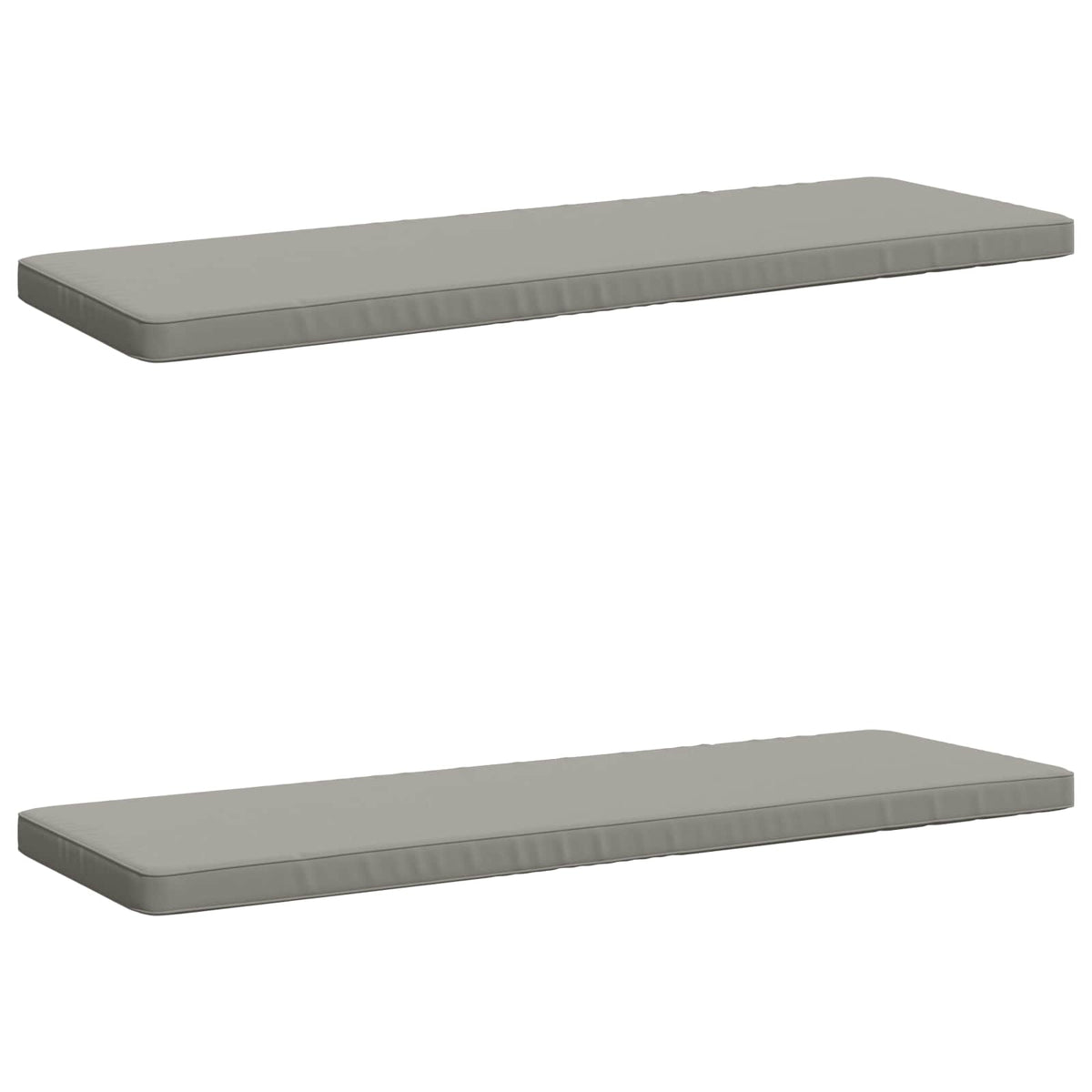 2-delige Bankkussens VUGHT 2 st 100% Polyester Grijs