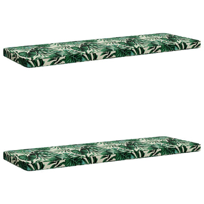 2-delige Bankkussens VUGHT 2 st 100% Polyester Bladpatroon