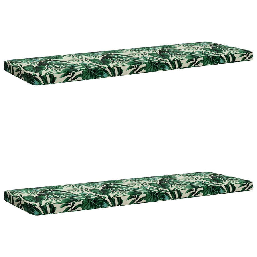 2-delige Bankkussens VUGHT 2 st 100% Polyester Bladpatroon