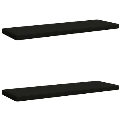 2-delige Bankkussens VUGHT 2 st 100% Polyester Zwart