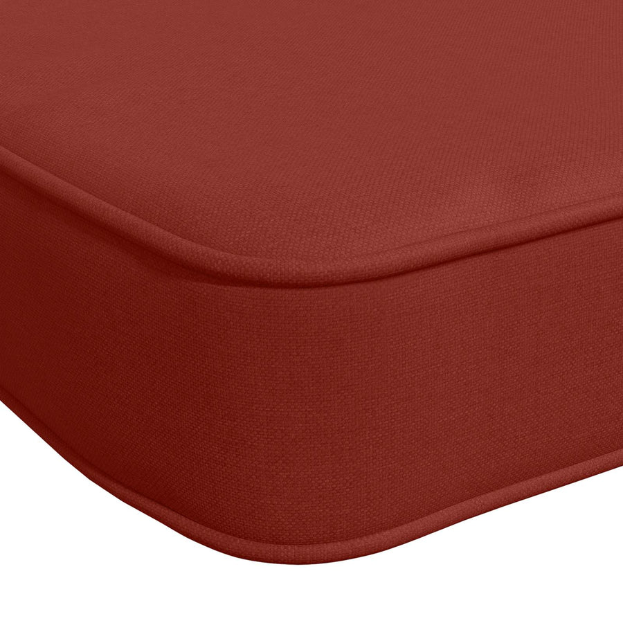 2-delige Bankkussens VUGHT 2 st 100% Polyester Rood