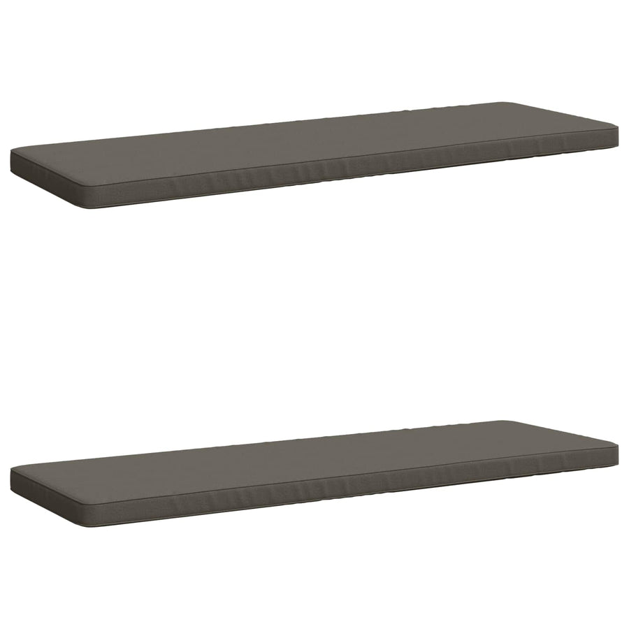 2-delige Bankkussens VUGHT 2 st 100% Polyester Grijs