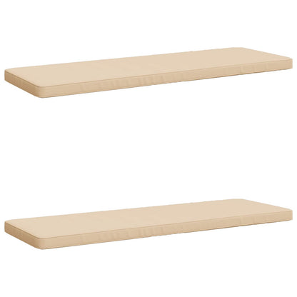 2-delige Bankkussens VUGHT 2 st 100% Polyester Crèmekleurig
