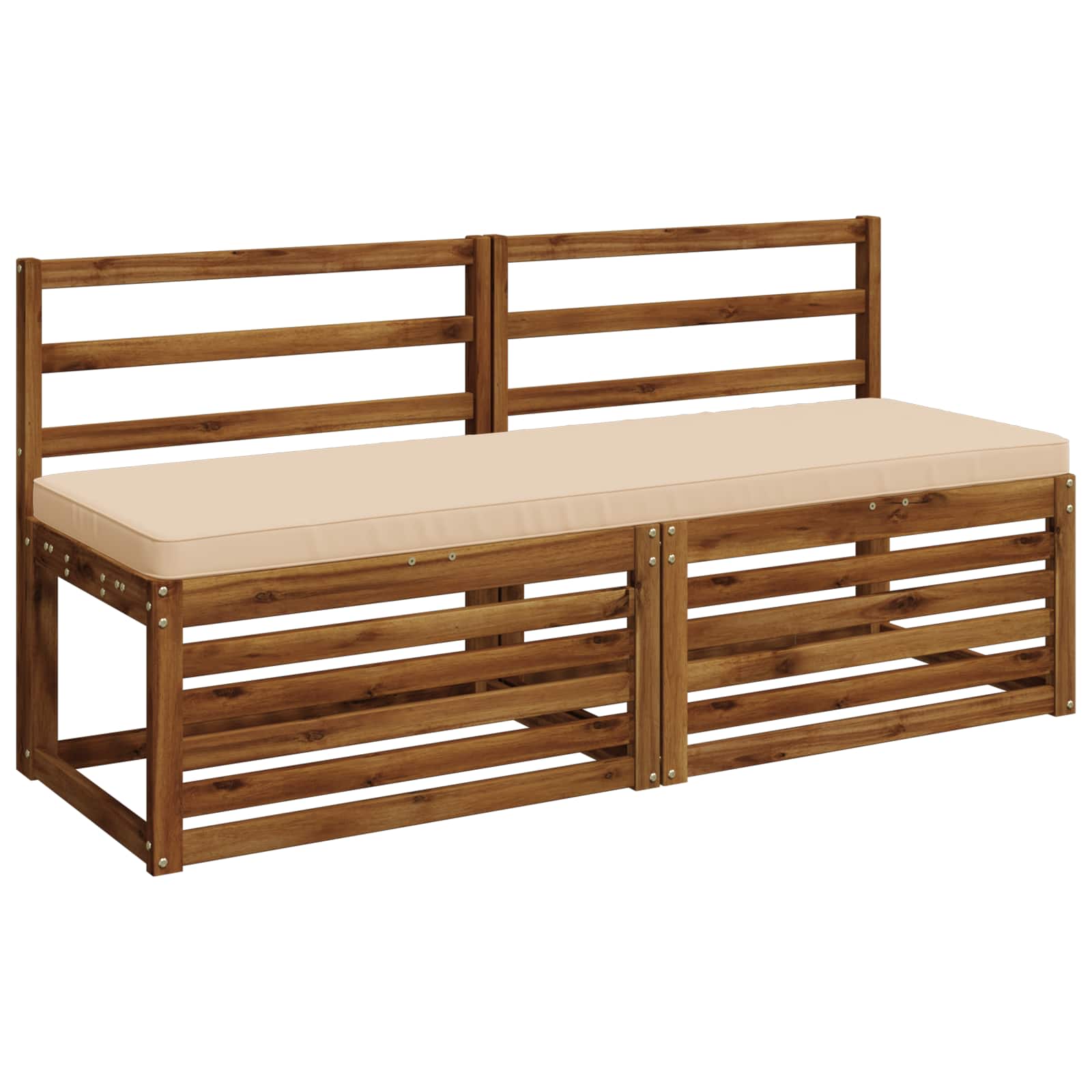2-delige Bankkussens VUGHT 2 st 100% Polyester Crèmekleurig