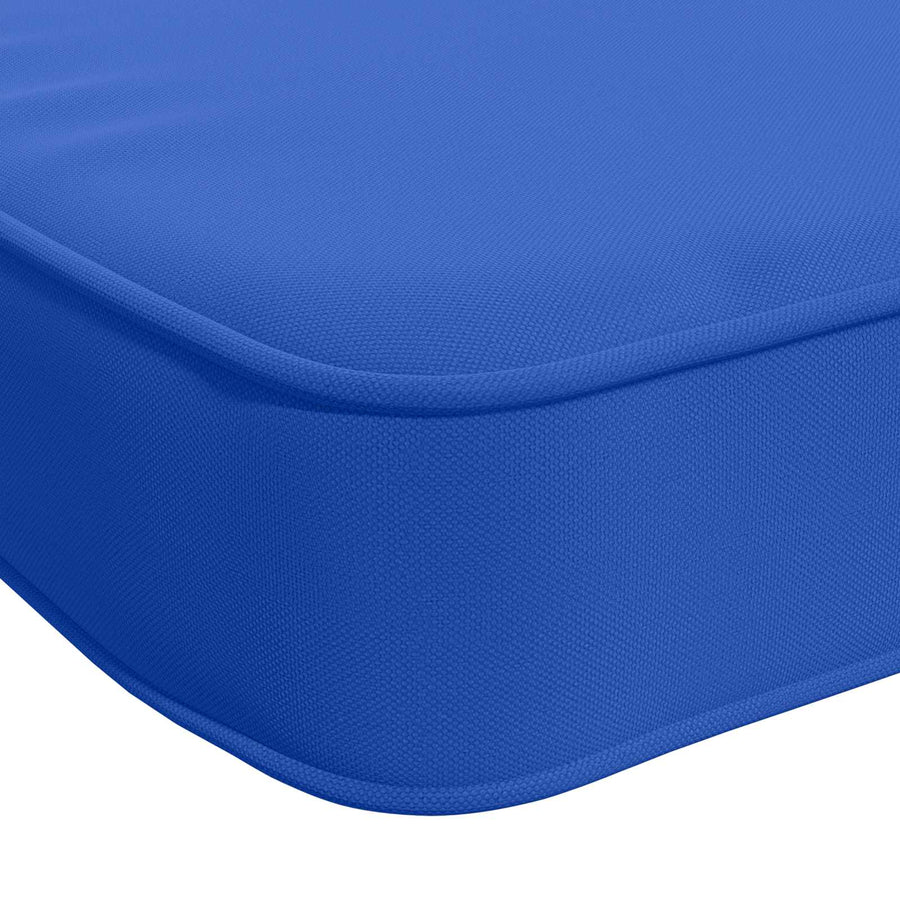 2-delige Bankkussens VUGHT 2 st 100% Polyester Koninklijk Blauw