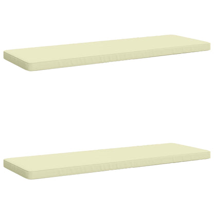 2-delige Bankkussens VUGHT 2 st 100% Polyester Crèmekleurig