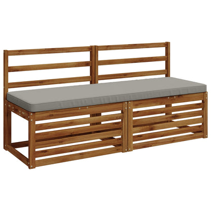 1-delig Bankkussen VUGHT 100% Polyester Grijs 150 x 50 x 5 cm