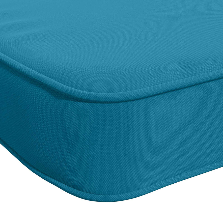 2-delige Bankkussens VUGHT 2 st 100% Polyester Lichtblauw