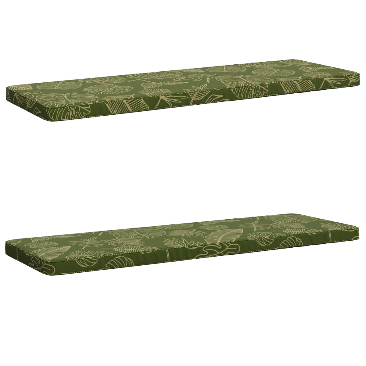 2-delige Bankkussens VUGHT 2 st 100% Polyester Bladontwerp
