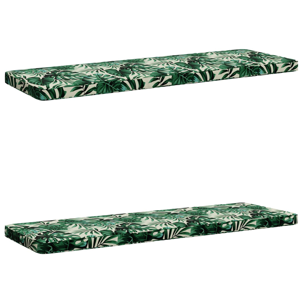 2-delige Bankkussens VUGHT 2 st 100% Polyester Bladpatroon