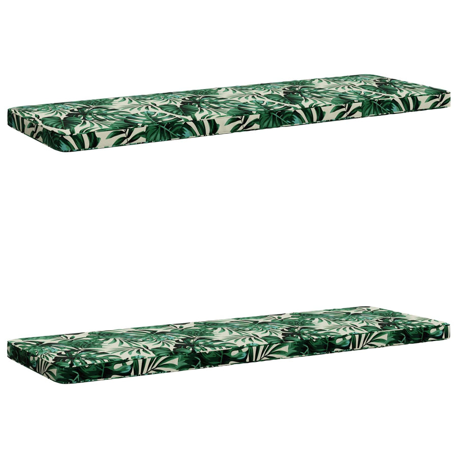 2-delige Bankkussens VUGHT 2 st 100% Polyester Bladpatroon