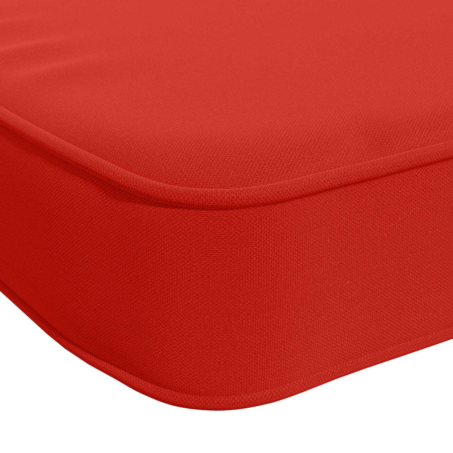 2-delige Bankkussens VUGHT 2 st 100% Polyester Rood