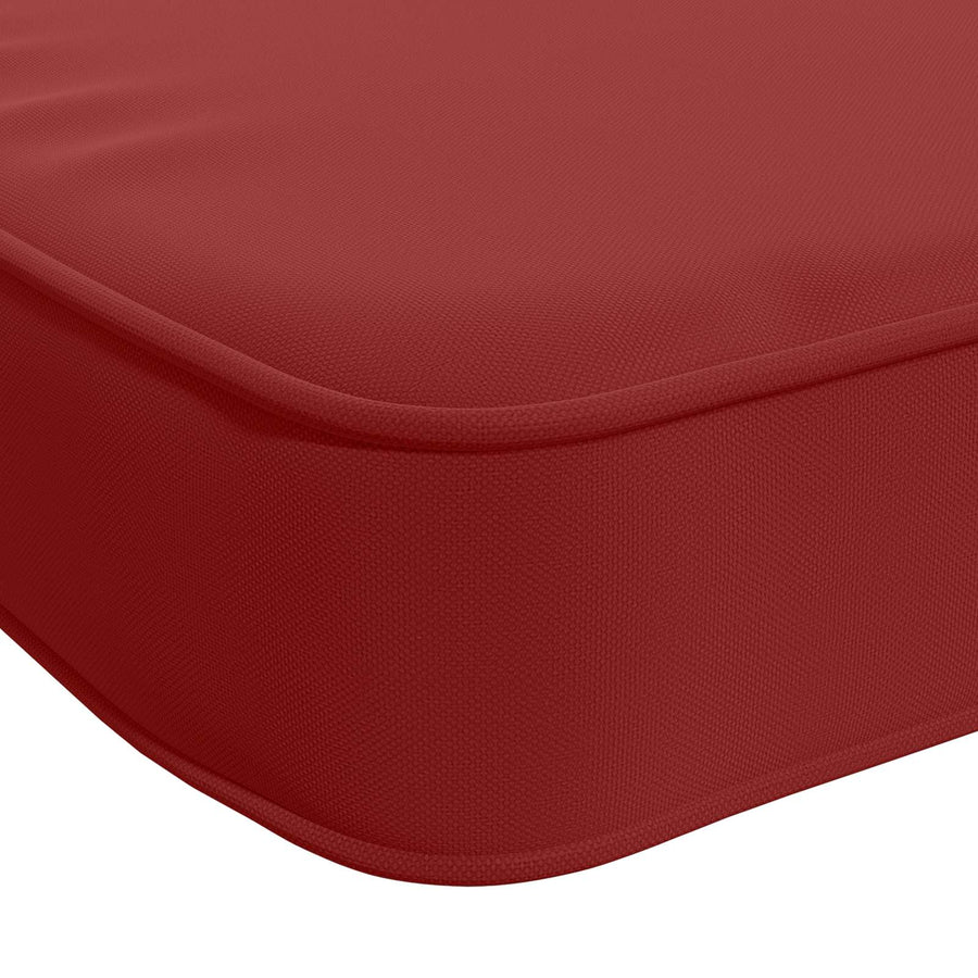 2-delige Bankkussens VUGHT 2 st 100% Polyester Wijnrood