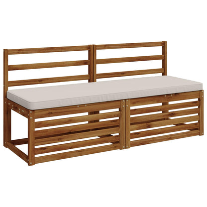 1-delig Bankkussen VUGHT 100% Polyester Wit 160 x 50 x 5 cm