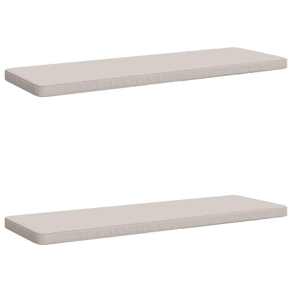2-delige Bankkussens VUGHT 2 st 100% Polyester Wit