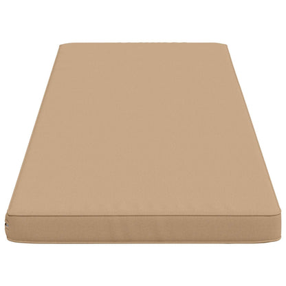 1-delig Bankkussen VUGHT 100% Polyester Zand 160 x 50 x 5 cm