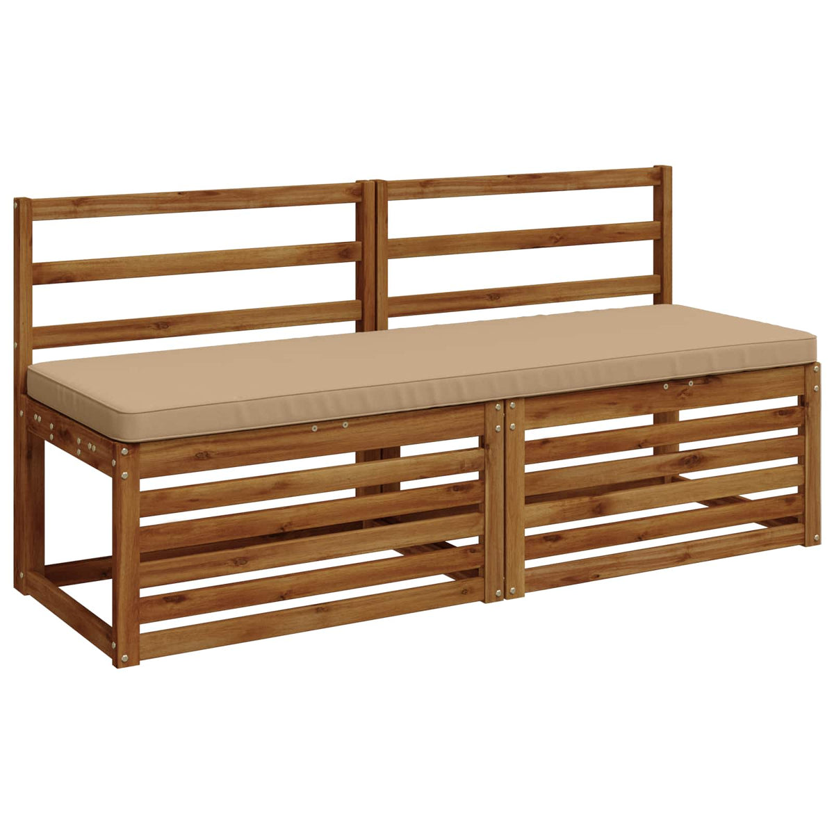 2-delige Bankkussens VUGHT 2 st 100% Polyester Zand