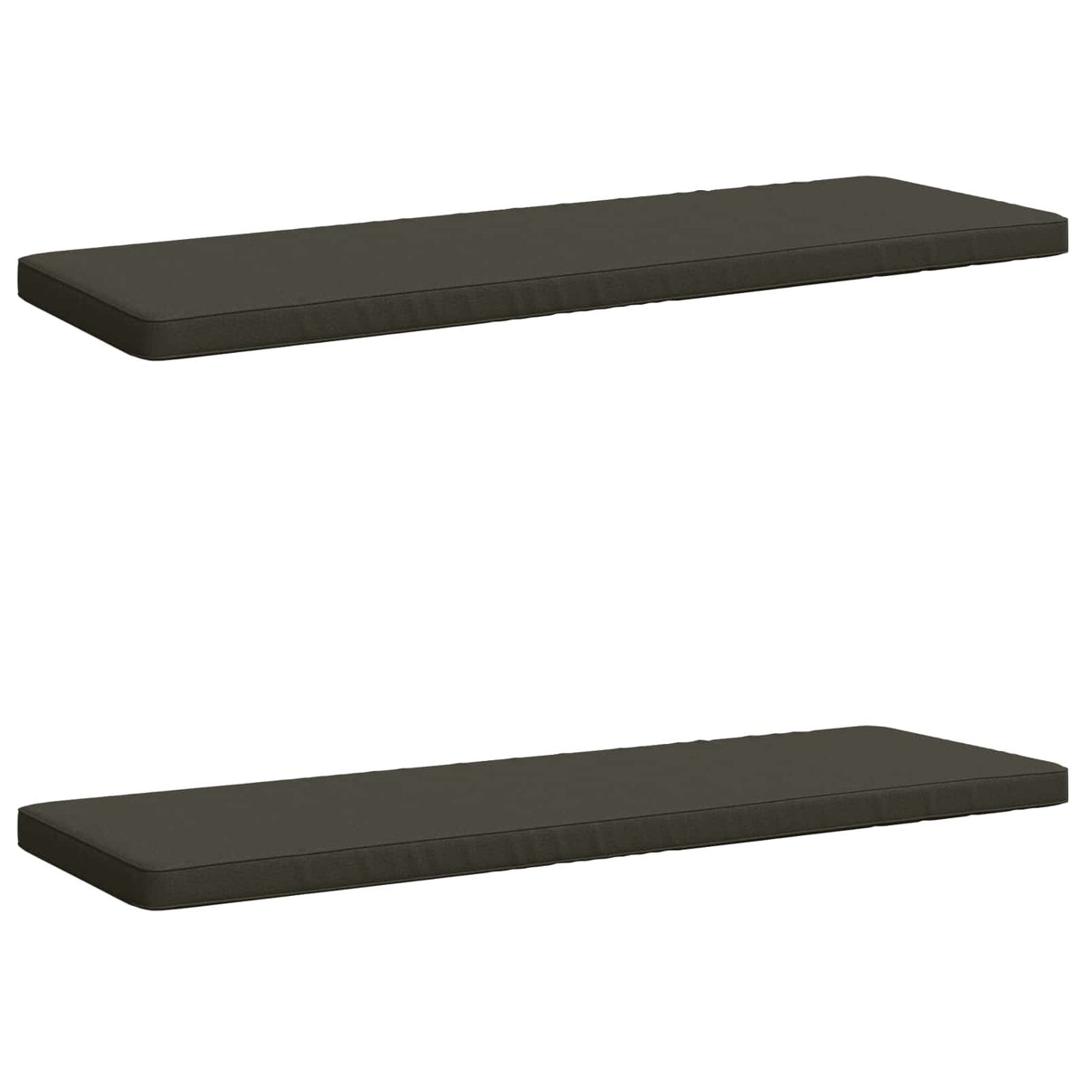 2-delige Bankkussens VUGHT 2 st 100% Polyester Antraciet