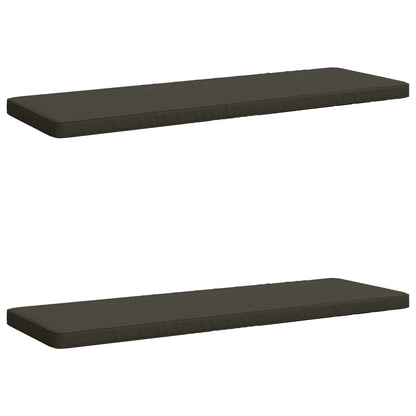 2-delige Bankkussens VUGHT 2 st 100% Polyester Antraciet