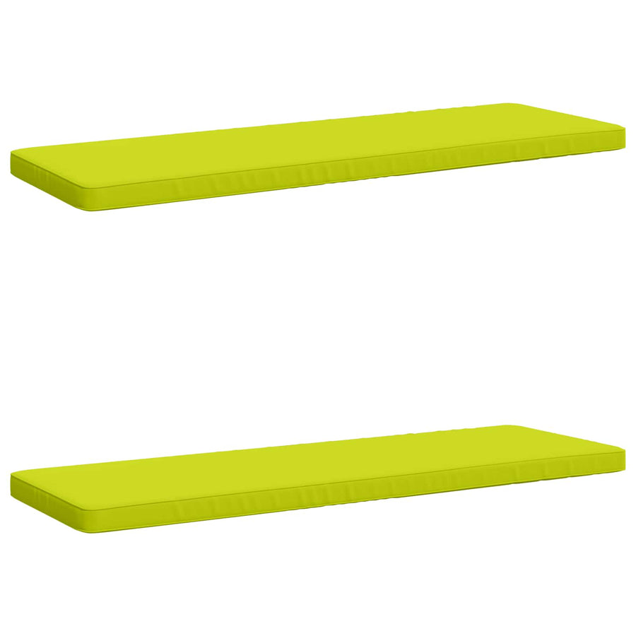 2-delige Bankkussens VUGHT 2 st 100% Polyester Helder groen