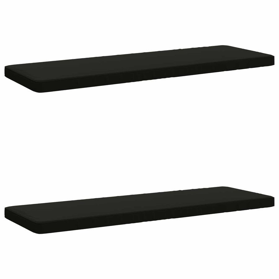 2-delige Bankkussens VUGHT 2 st 100% Polyester Zwart