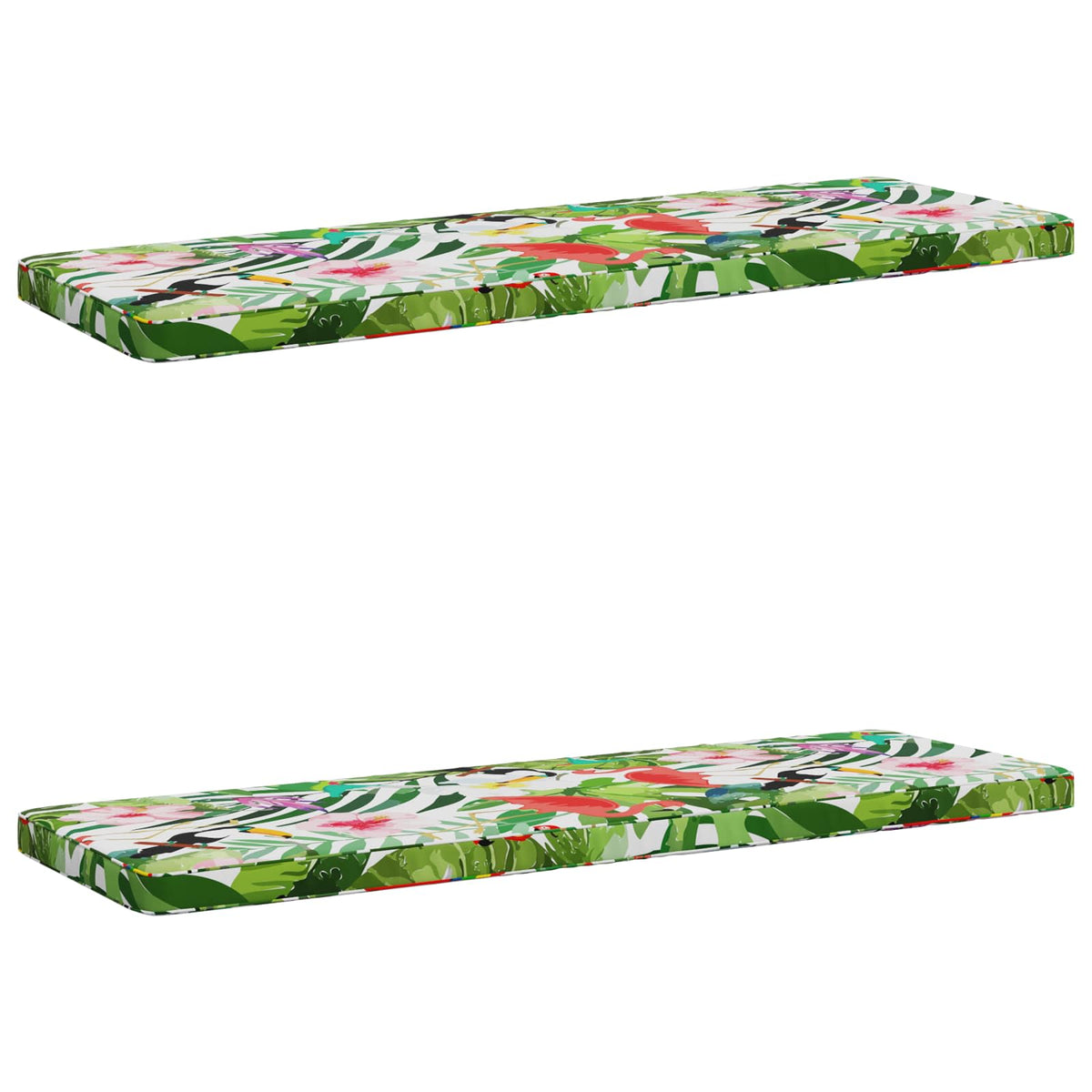 2-delige Bankkussens VUGHT 2 st 100% Polyester Meerkleurig